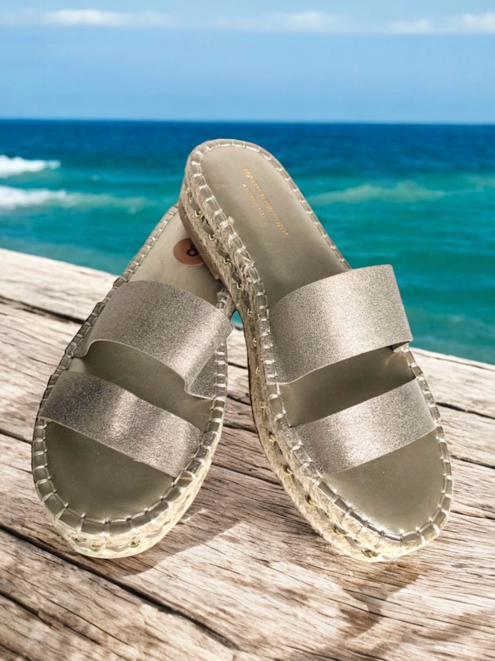 🆕 Marc New York Maggie Sandals Platform Espadrilles Slides